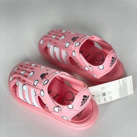 adidas x Disney 'Minnie Mouse' Toddler Girls Water Sandals NIB - Picture 6 of 9